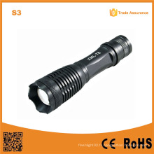 18650 Lampe torche télescopique rechargeable CREE Xm-L T6 (POPPAS-S3)